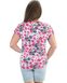 Блуза вискоза со спущенными рукавами цветы - комсомольский трикотаж